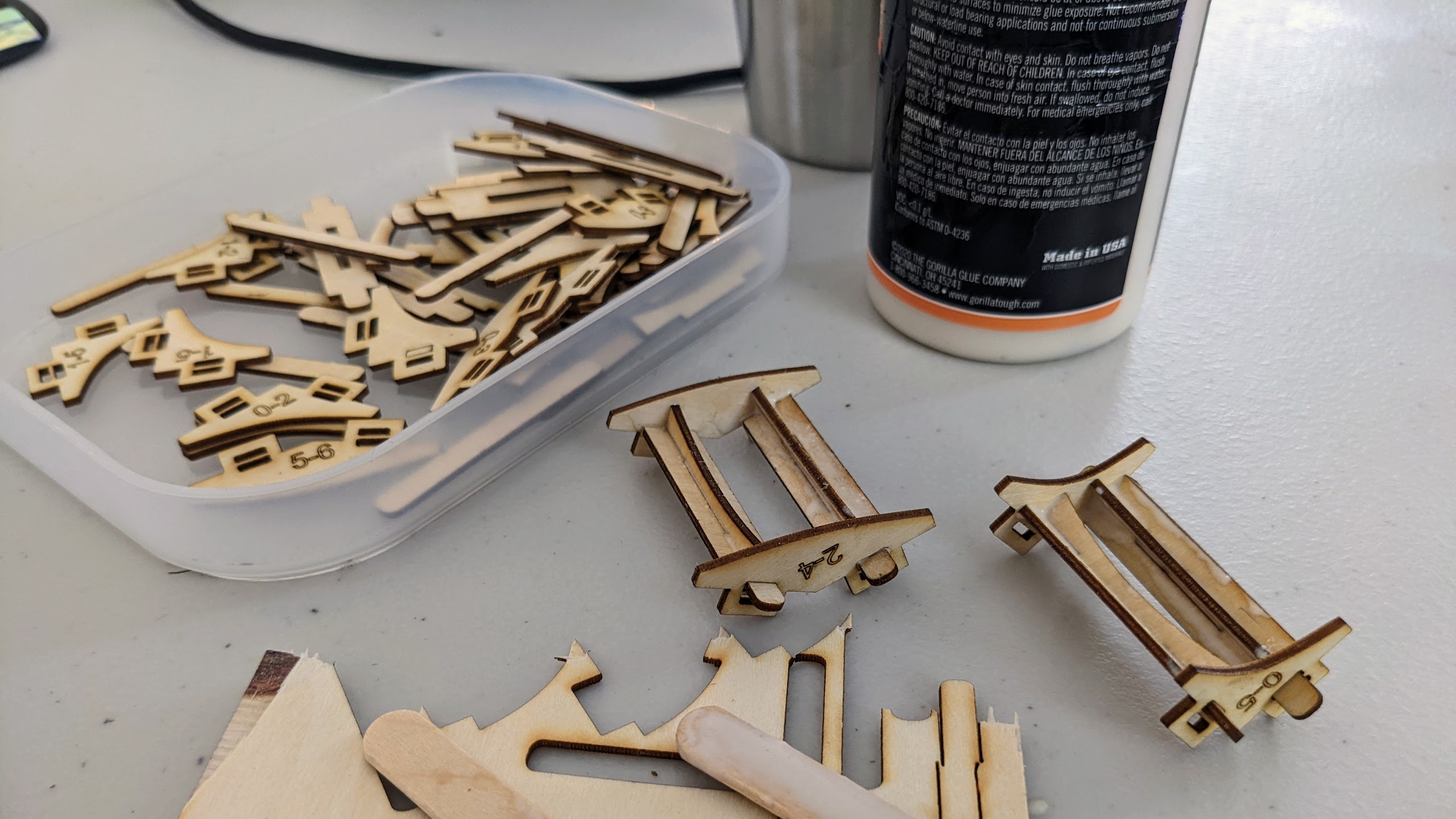 putting the edge pieces together