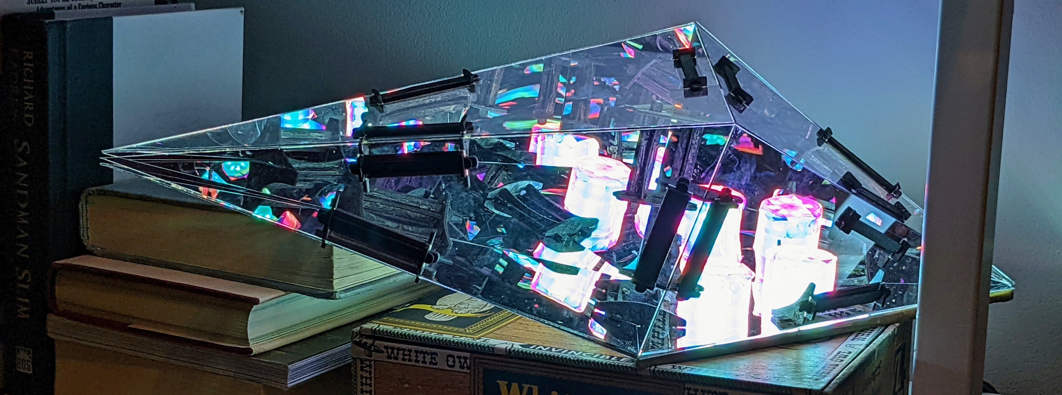 hypercrystal powered on